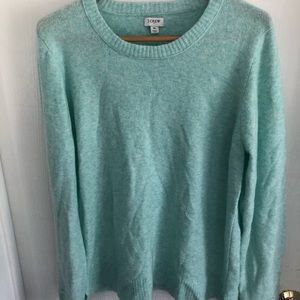 Jcrew aqua sweater